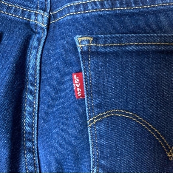 [Levi's] Mid Rise Blue Denim 815 Curvy Bootcut Jeans Classic Casual - Picture 9 of 10